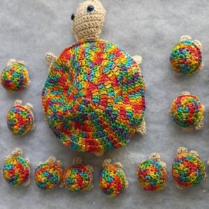 jeu tortue memory au crochet