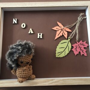 cadre lionceau personnalisable 2 au crochet