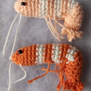 crevette au crochet
