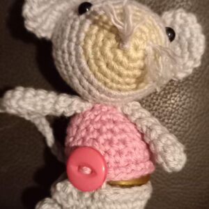 Souris Porte Dent de Lait au crochet